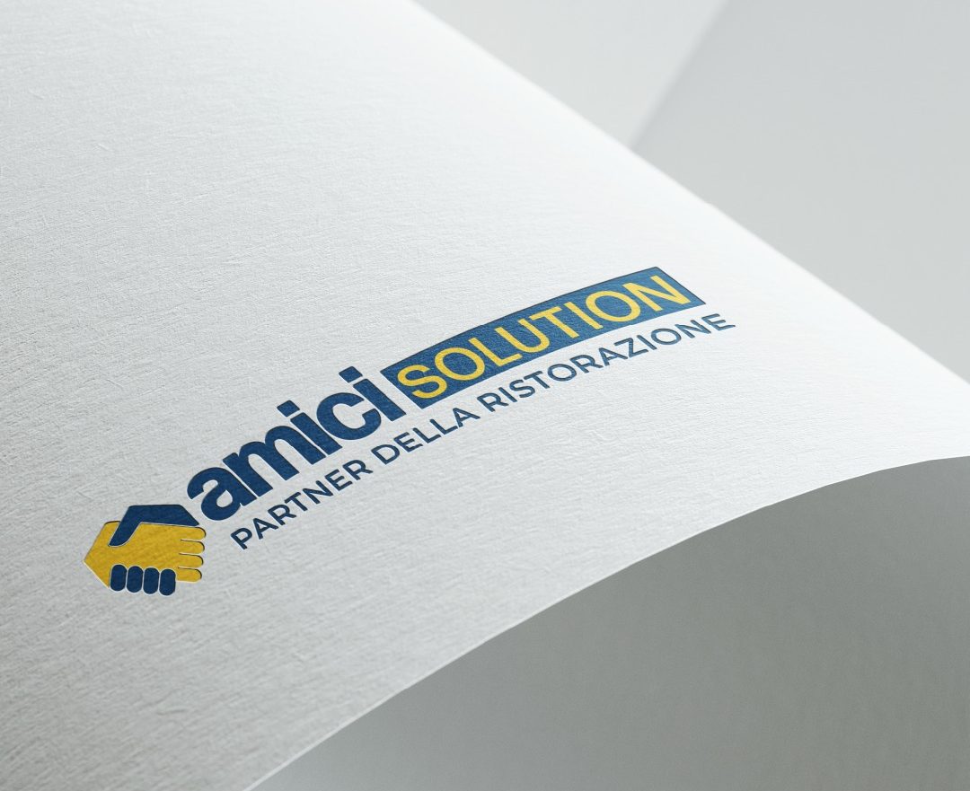 amici solution logo su carta chi siamo forniture della ristorazione